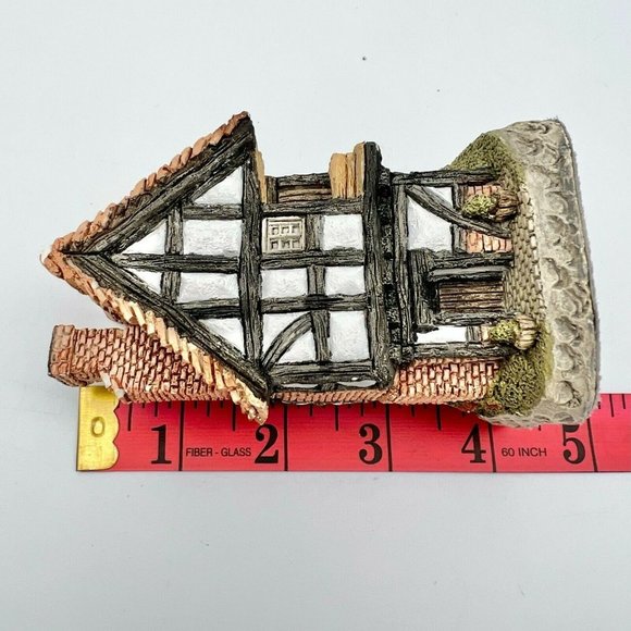 David Winter Cottages 1984 Spinners Cottage Vintage Excellent Handpainted - Picture 6 of 7